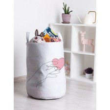 Корзина для игрушек «Сердце в руках, размер 35х50 см
