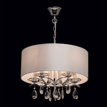 Lamp "Nora" 5x40W E14 chrome 45x45x99cm-6