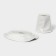 Coffee steam porcelain Magistro "Blanche", 2 items: a cup 80 ml, a saucer 13 × 10.5 cm