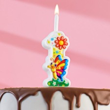 A candle for a cake 