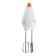 Mixer Willmarka Whm-6023st, manual, 400 watts, 5 speeds, 2 nozzles, stand, orange