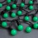 Garland “thread” 10 m with nozzles “balls 1.5 cm”, IP44, dark thread, 100 LED, green glow, 8 modes, 220 V