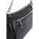 Bag Cross-Body Women's, genuine leather, Ludor black, 25x9x17 cm