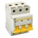 Circuit breaker automatic IEK, VA47-29, 3P, 10 A, 4.5 KA, characteristics C, MVA20-3-010-C 374253
