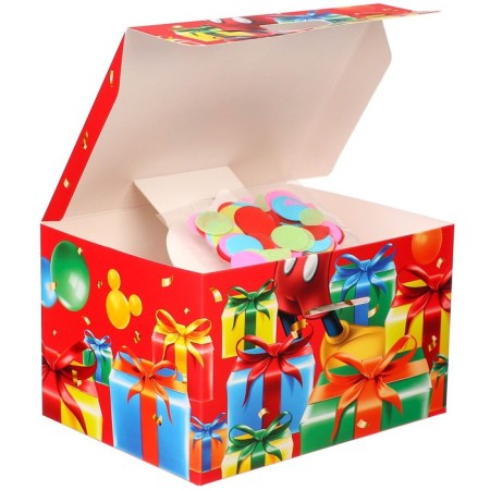 Gift box-boom, folding, 20x15x12.5 cm, Mickey Mouse-7