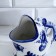 Top for spoons "Miracle fish", 10x16.5x13.5, Gzhel