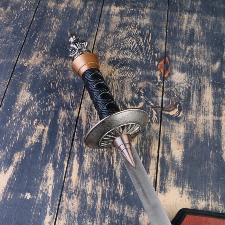 Souvenir weapons on the tablet "Knight's tournament", two swords on the shield, 71cm-3