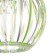 Lamp Bayerlux 4330/1, 1he27 15W, green/transparent 21x24+60 cm