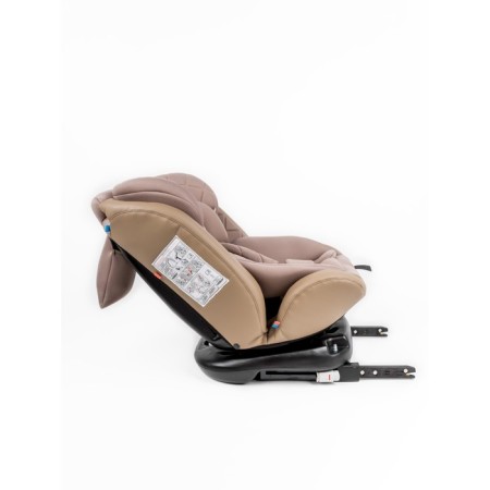 AMAROBABY BRILLANT, ISOFIX fastening, class D, group 0+/1/2/3 (0-36 kg), beige color, beige-13