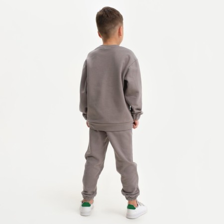 Kidshot (sweatshirt, trousers) KAFTAN "BASIC Line", size 34 (122-128), color gray color-3