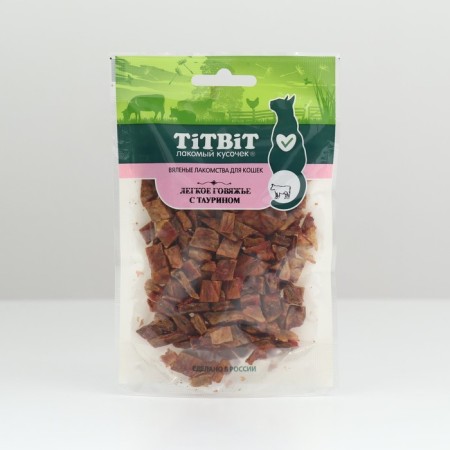 Light beef Titbit with taurine for cats, 25 g