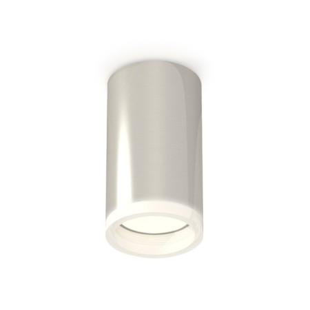 Ambrella Light overhead lamp, XS6325040, MR16 GU5.3 LED 10 watts, silver color, white matte