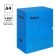 Archive box with A4 Calligrata valve, 150 mm, microhofrocardon, up to 1,400 sheets, blue