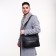 Male bag, black color