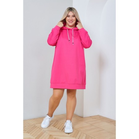 Women's dress, size 58, pink color-2
