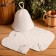 Set for the bath "3 in 1" hat, rug, mitten