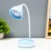 Linei table lamp LED 2W USB AKB Blue 10.5x10.5x37 cm Risalux