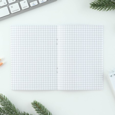 Gift New Year's set "Magic near": notebook, pencils, stickers and icon-2