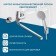 Santek Vanah Vanah "Venga", long spout, with accessories, chrome