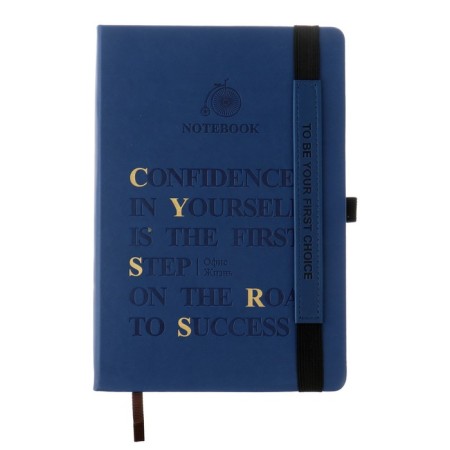 Diary of a low -up a5, 140 sheets in a cage, elastic band, leatherette cover, mix-7