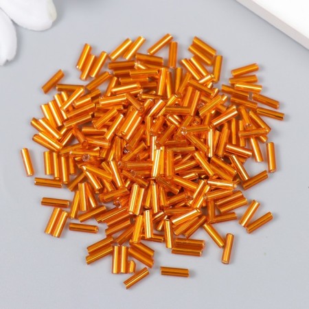 Beads "Zlatka" Glass 10 g, size 3 ", 6 mm, No. 0029 Orange-1