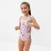 Children's swimsuit KAFTAN "Flowers", height 122-128 cm, pink