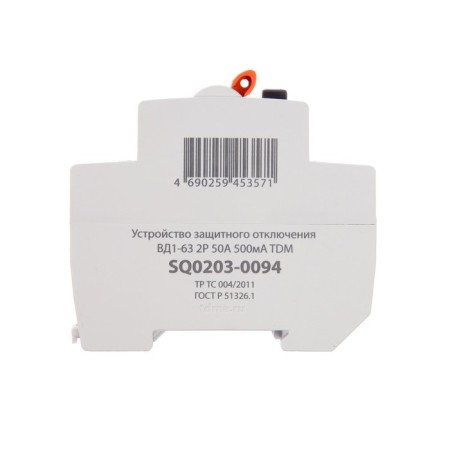 RCD TDM VD1-63, 2P, 50 A, 500MA, SQ0203-0094-4