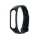 Mi Band 3/4 Luazon fitness bracelet strap, ribbed, black