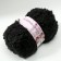 Yarn "Bookplayed" 30% moher, 20% wool, 50% acrylic 220m/200g (02-black)