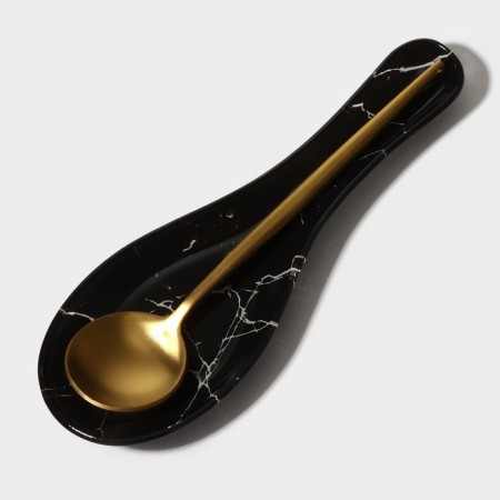Glass stand under a spoonful of the share "Black", 23.5 × 8.3 × 1.5 cm-7