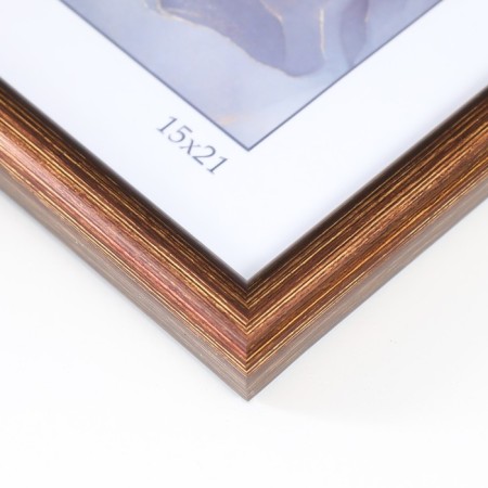 Photo frame Plastic "Rainbow" 15x21 cm, bronze-3