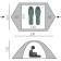 Tourist tent BTRACE MALM 2, two-layer, 2-seater, green color