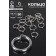 Connective ring 0.8 × 6 mm (set 50 g, ± 570 pcs.) SM-976, silver color