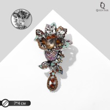 Tyulpan flower-wings “Flower”, colored in black silver
