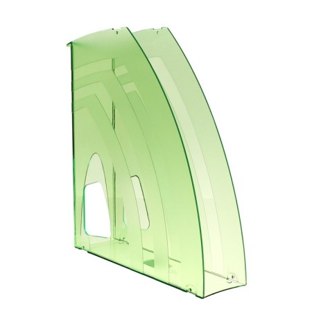 Paper tray vertical calligrata "premium", 70mm, green