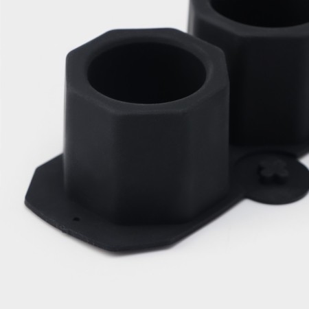 Ice form "Stack", 21.5 × 9 × 4.8 cm, 3 cells (5.9 × 5.5 cm) Black color-3