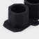 Ice form "Stack", 21.5 × 9 × 4.8 cm, 3 cells (5.9 × 5.5 cm) Black color