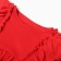 Baby dress with ruffles KAFTAN Size 28 (86-92 cm) red