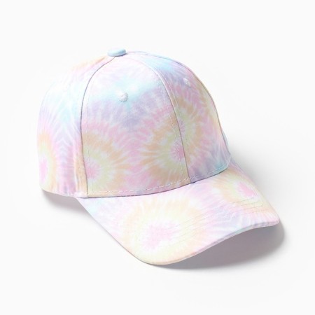 Cap for girls Minaku "Tie-Dye" Lilac color, river 52