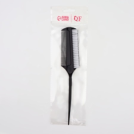 Combing combination, with tail, 23 × 4 cm, black color-5