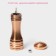 Mill for spices of the Medial shares, 16.2 cm, copper color