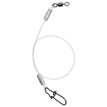 Florocarbon leash, diameter 0.7 mm, test 20.1 kg, 20 cm, 3 pcs.