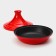 Flying pan, cast-iron 28 × 20 cm, enameled coating, red color