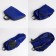 Folding backpack, lightning department, external pocket, 2 side nets, blue color