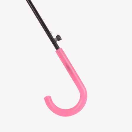 Umbrella - semi -automatic “plain” cane, 8 spokes, r = 46 cm, pink color-9