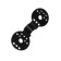 Garden Clips "Hallines" for attaching a shading mesh, plastic, black