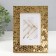 Photo frame Plastic Gallery 10x15 cm, 651618 gold (plastic screen)
