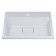 Snow -out sink Uperwood Barsa, 50 cm, rectangular, white