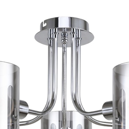 Ceiling lamp 5x40W E14, size 58x58x39 cm-4