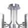 Ceiling lamp 5x40W E14, size 58x58x39 cm